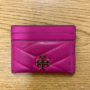 Tory Burch Hot Pink Card Holder Wallet